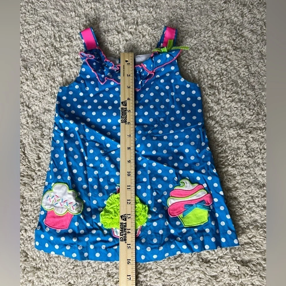 Girls size 4T Rare Editions Cupcake Matching Set GUC